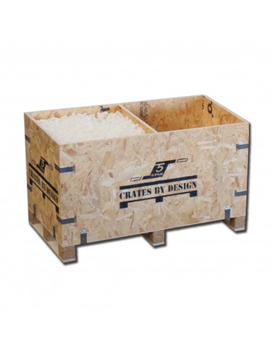 Wooden Packing Crate - Style 4 With Divider