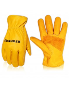 Feishdek Real Leather Heavy Duty Gloves